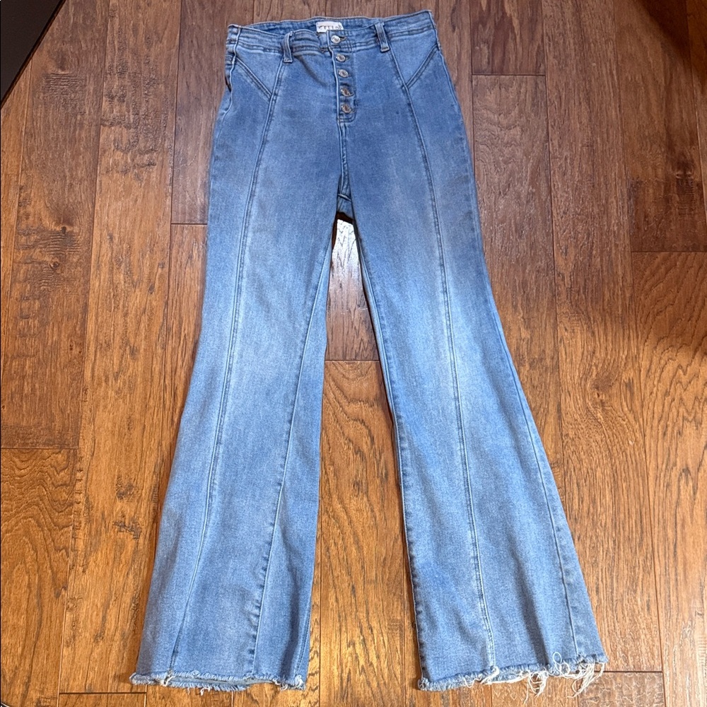 Cello Light Blue Wide Leg Jeans